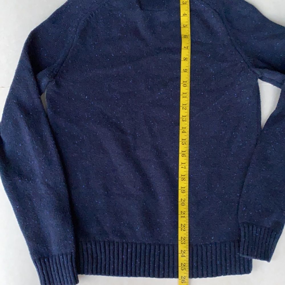 American Eagle Navy Blue Preppy Elbow Patch Sweat… - image 6